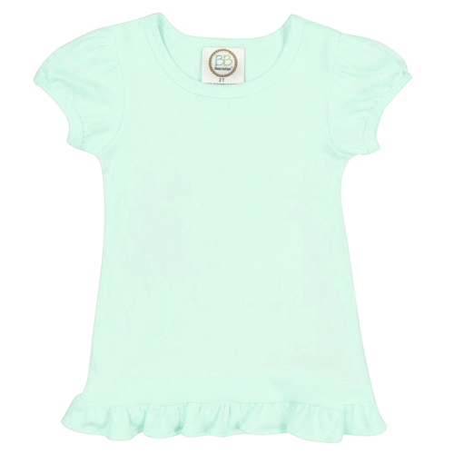 Short Sleeve Ruffle Tee Shirt