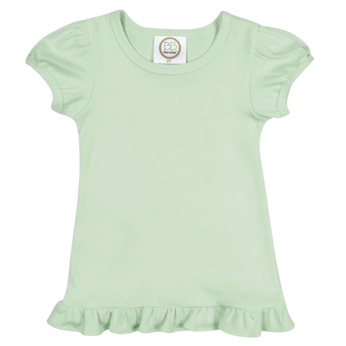 Short Sleeve Ruffle Tee Shirt