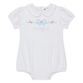 Short Puff Sleeved Peter Pan Bubble